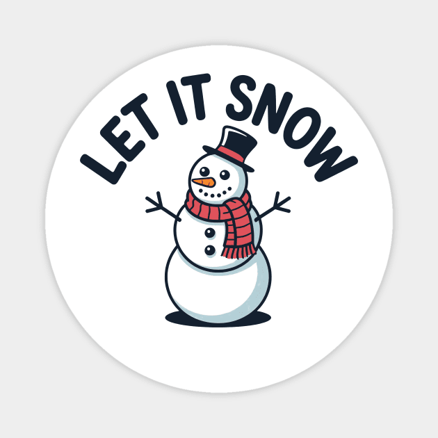 Let It Snow Magnet by CreativeSage